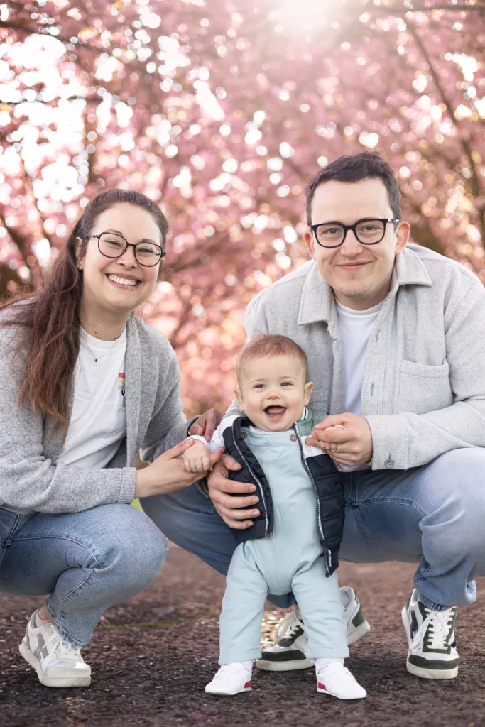 Amiens, Bébé, Cerisiers, Couple, Elodie de Castro, Famille, Hamelet, Heureux, Japon, Lifestyle, Photographe, Picardie, Printemps, Rose, somme, sourire