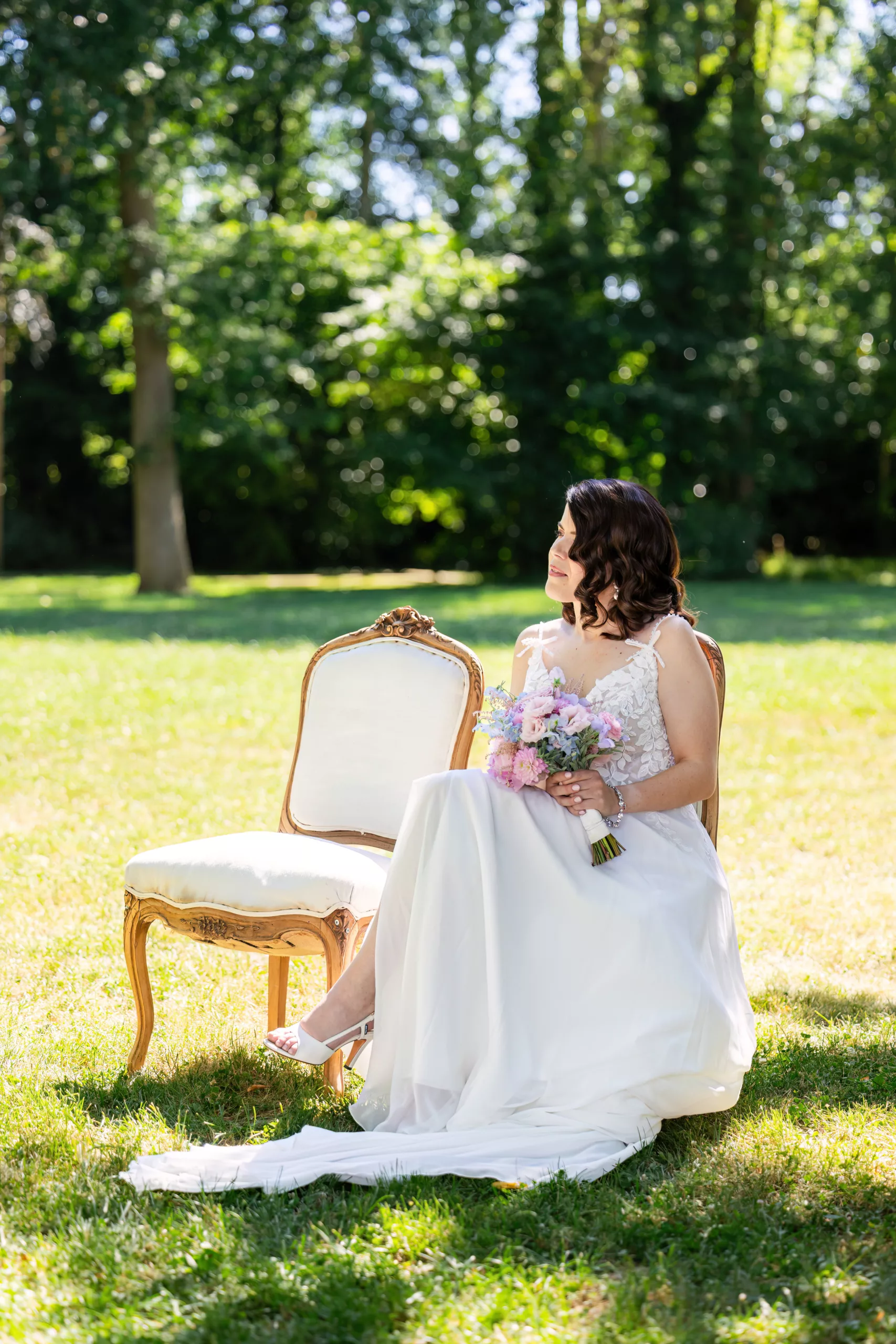 Vin d'honneur Château Héloïse — Justine et Antony — Élodie de Castro photographe
